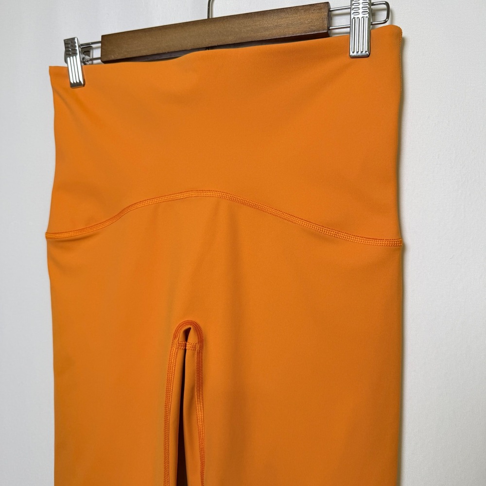 Spanx Booty Boost Active 7/8 Leggings Orange High Waist 50186R Womens Large